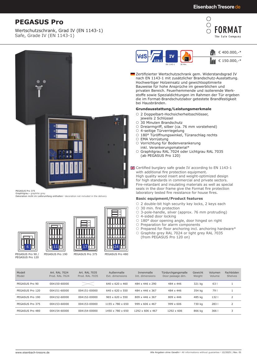 Datenblatt FORMAT Pegasus Pro