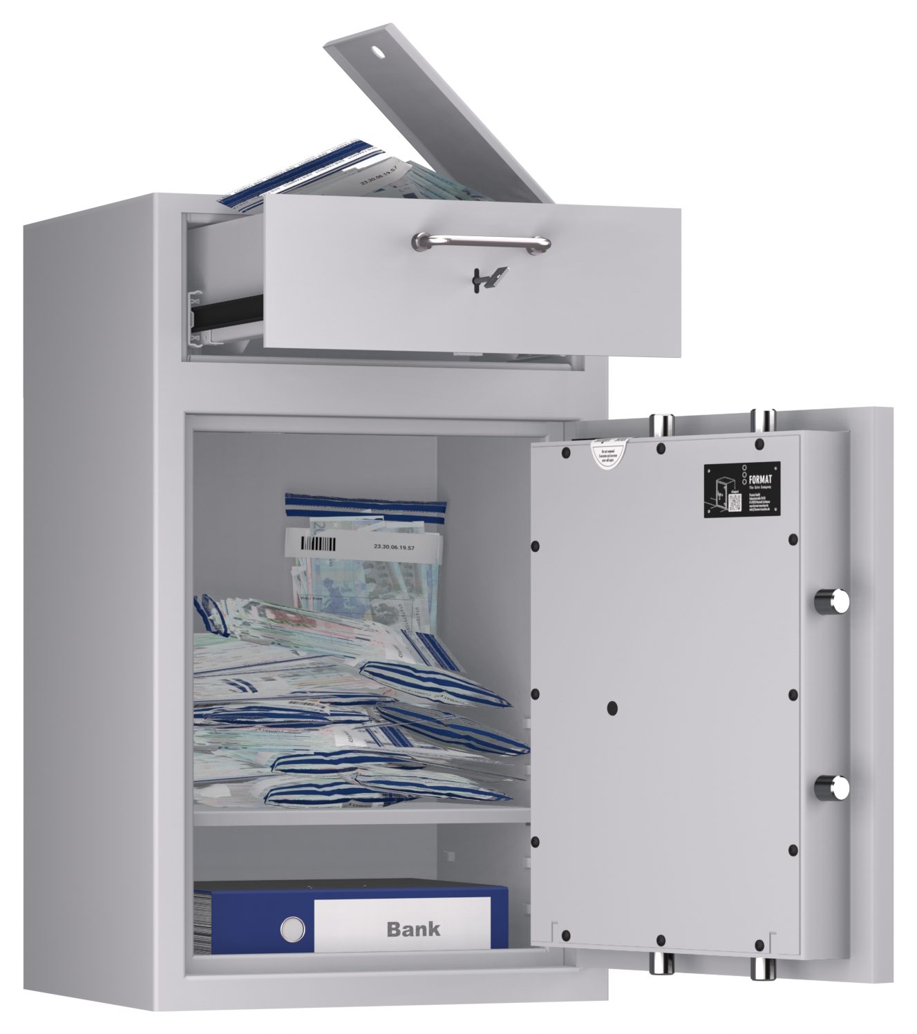 Deposittresor Gemini 2 Einwurftresor mit Schublade - Bild 1