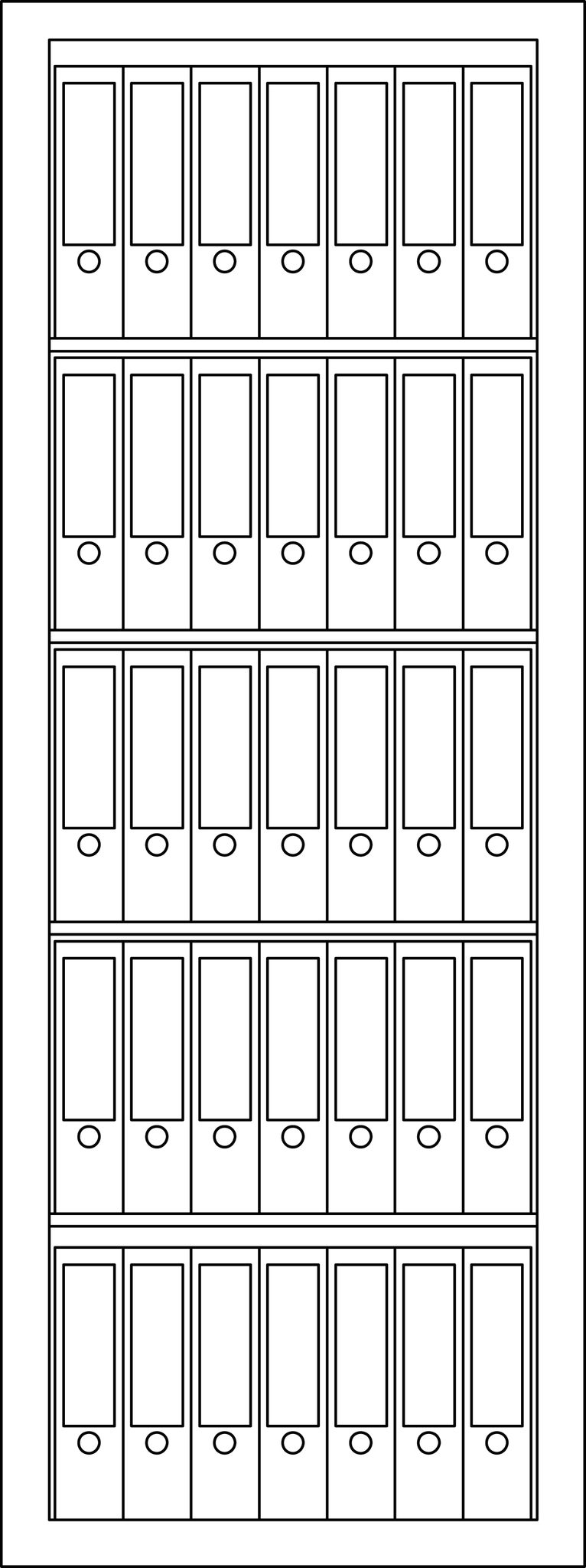 Brandschutztresor FORMAT Paper Star Pro 5 für 35 DIN A4 Ordner - Vorschau 4
