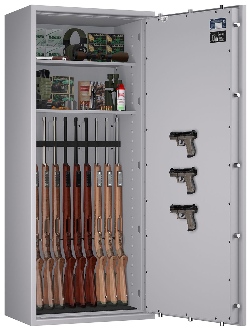 Waffenschrank EN 1143-1 Capriolo 2 für 10 Langwaffen - Vorschau 2