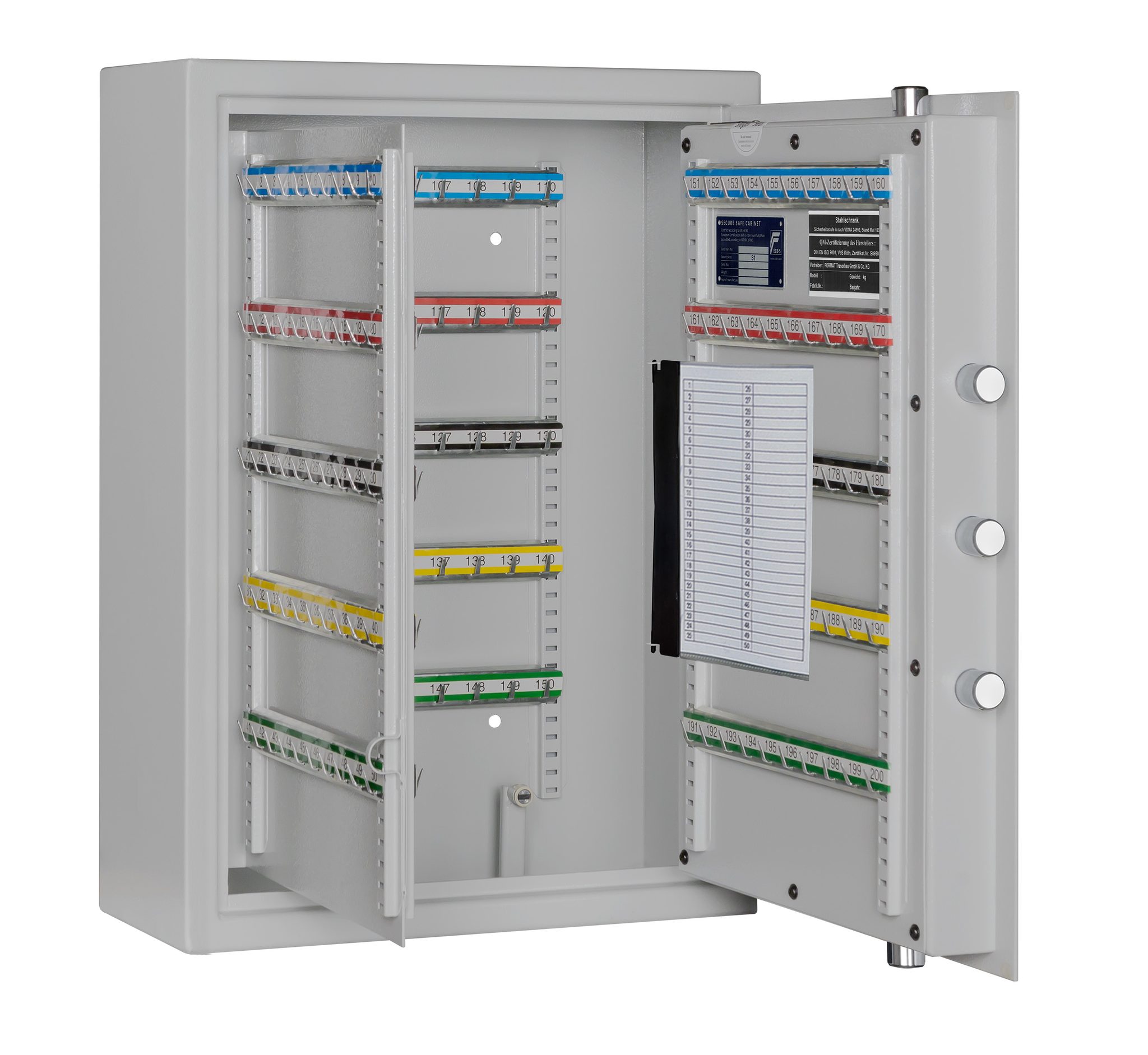 Schlüsseltresor S1 Format ST 150 für 150 Schlüssel