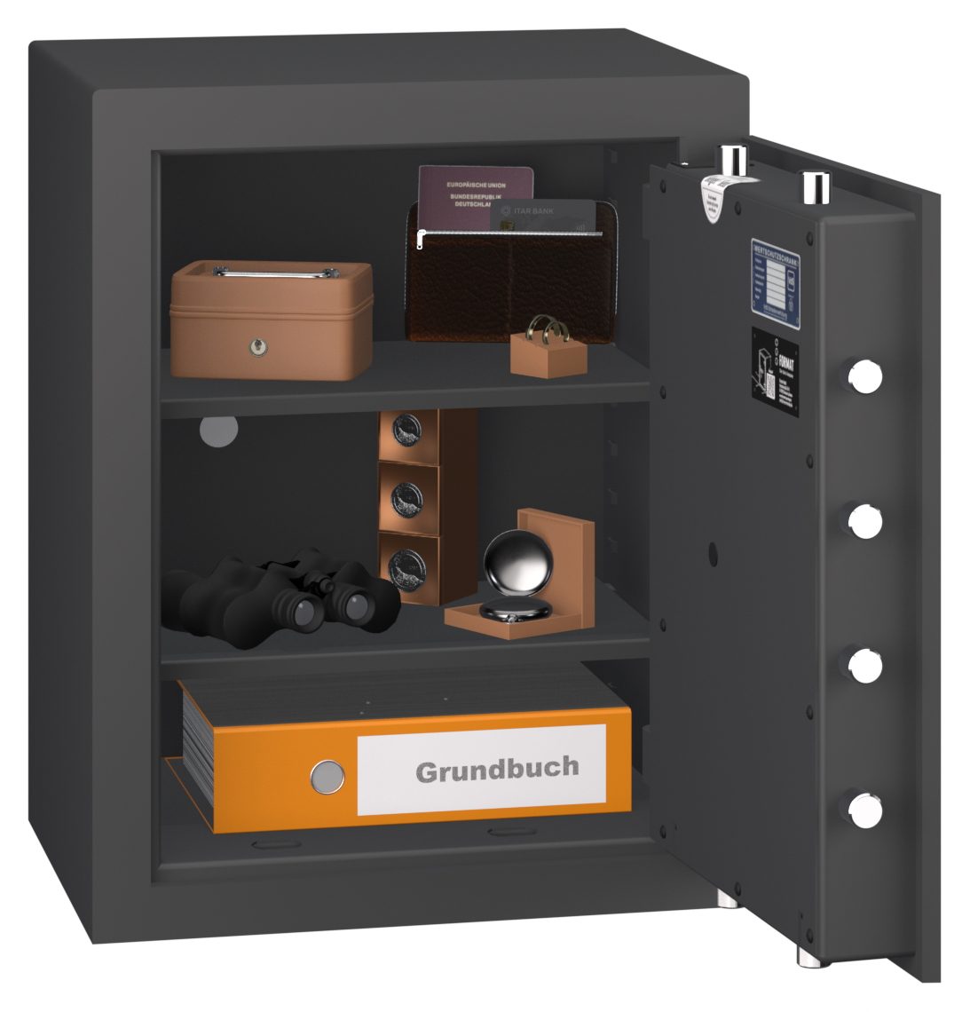 Tresor EN 1143-1 Wertschutzschrank Security Safe 1-62 - Vorschau 6