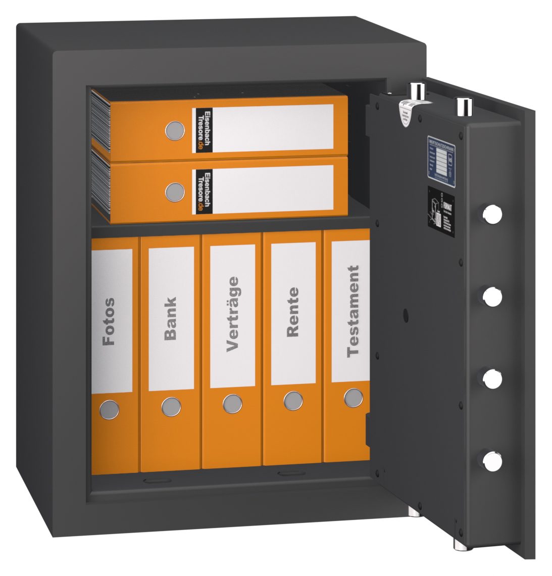 Tresor EN 1143-1 Wertschutzschrank Security Safe 1-62 - Vorschau 8