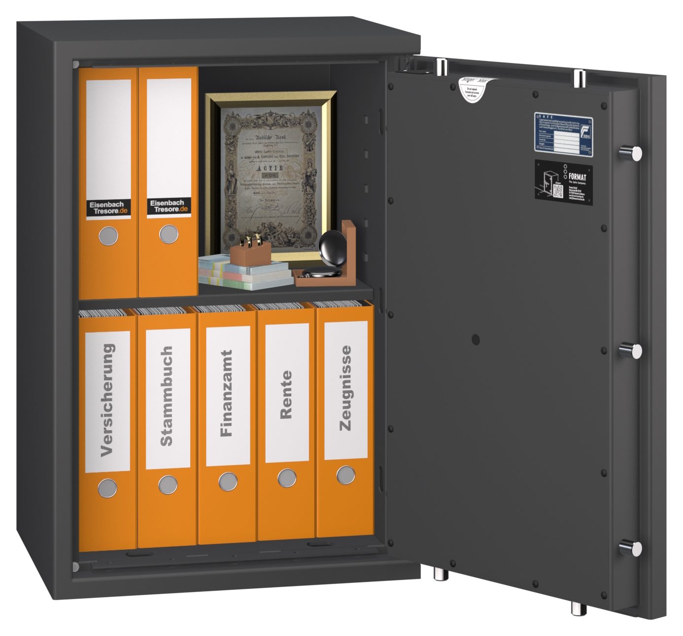 Tresor EN 1143-1 Grad 1 Security Safe 1 3-84 mit Elektronikschloss - Vorschau 6