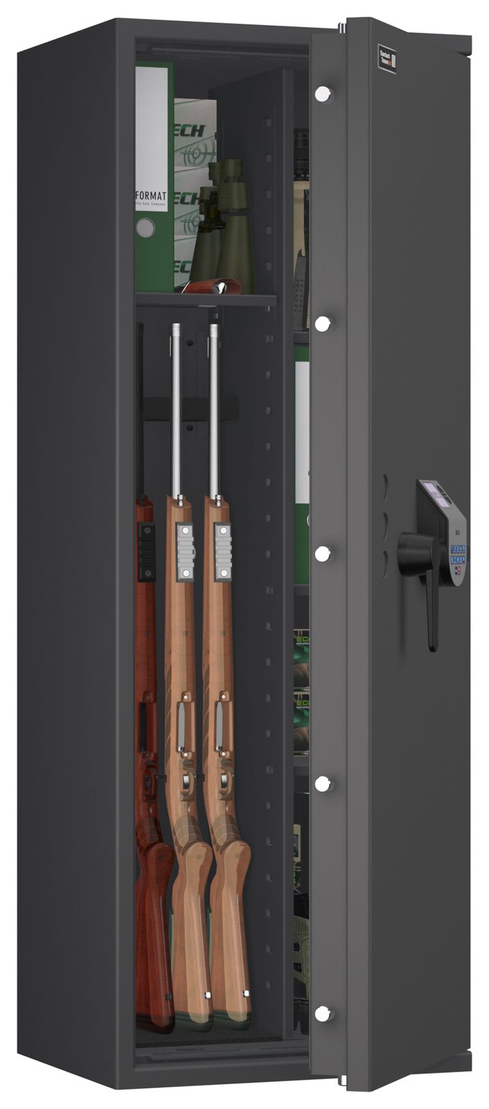Waffenschrank EN 1143-1 Capriolo 6 Kombi Biometrie SECU SELO B V.2 FP - Vorschau 7