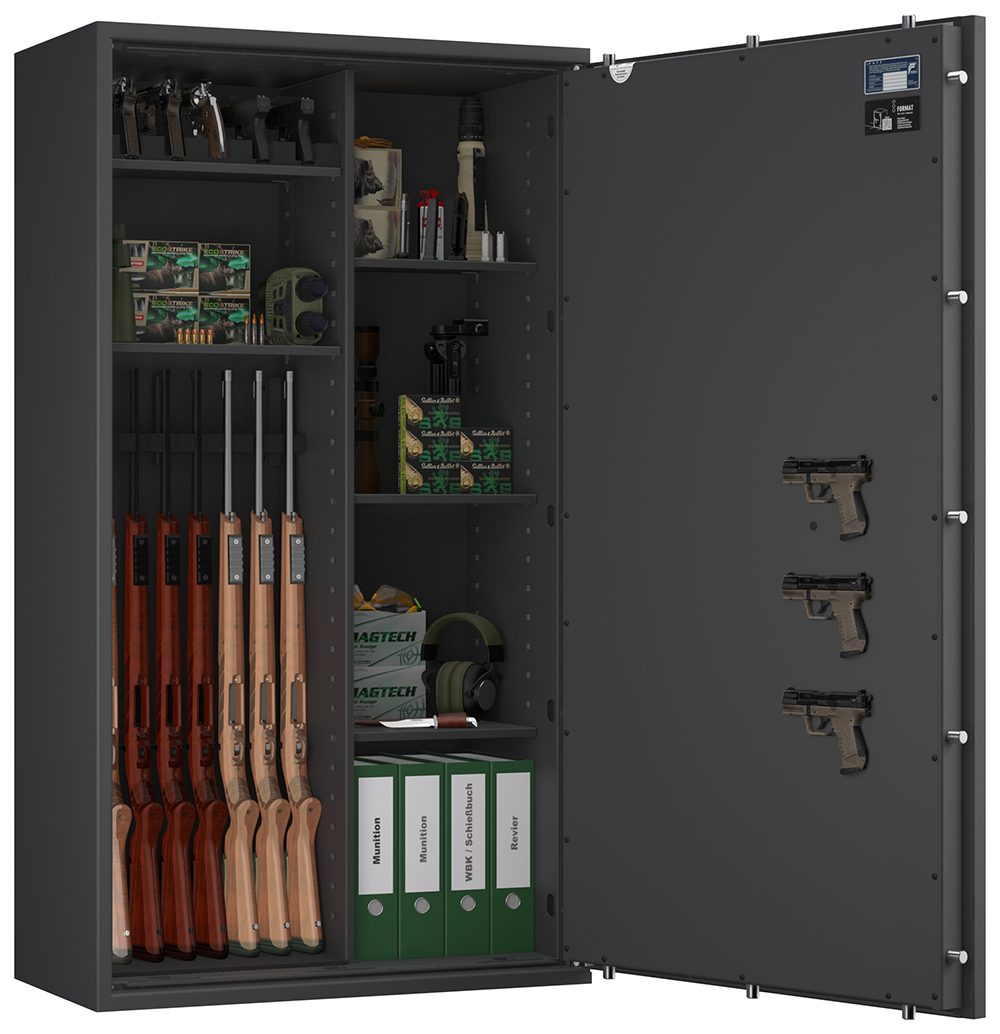 Waffenschrank EN 1143-1 Capriolo 5 Kombi Biometrie SECU SELO B V.2 FP - Bild 1