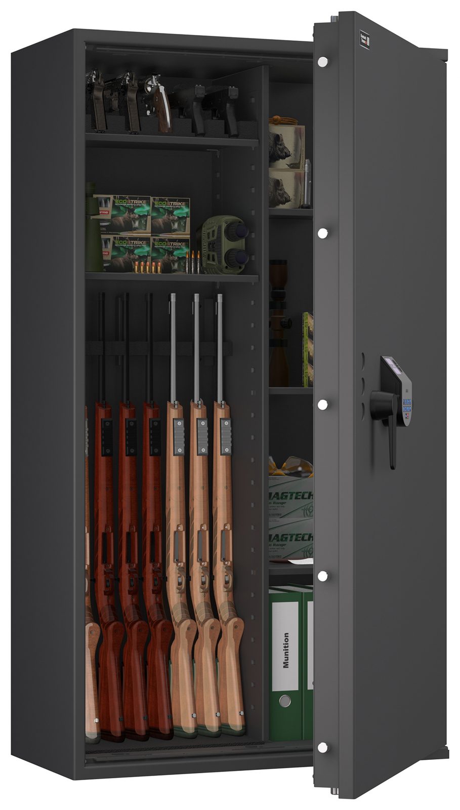 Waffenschrank EN 1143-1 Capriolo 5 Kombi Biometrie SECU SELO B V.2 FP - Vorschau 2
