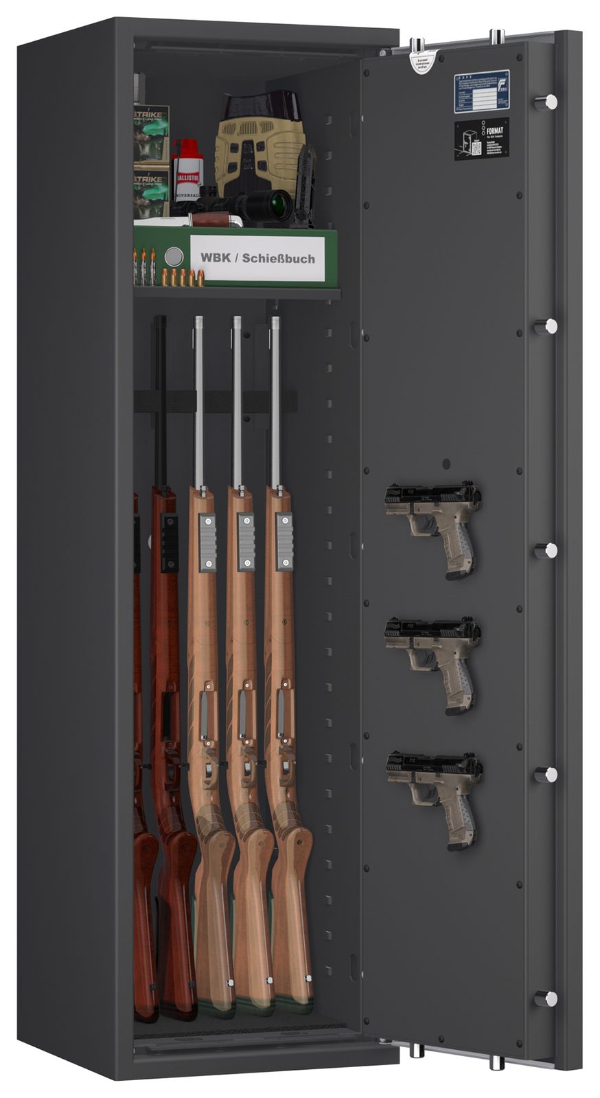 Waffenschrank EN 1143-1 Capriolo 7 Biometrie SECU SELO B V.2 FP - Vorschau 2