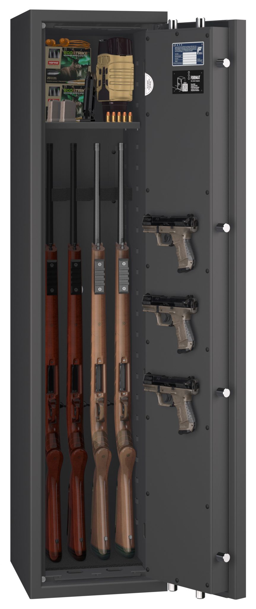 Waffenschrank Grad 0 / 1 EN 1143-1 Gun Safe 0-4 - Vorschau 6